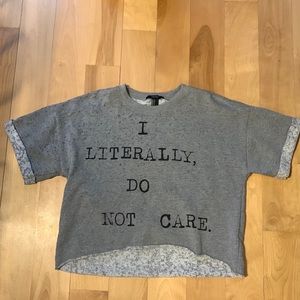 Forever 21 crop top, size small